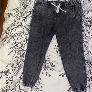 Medium navy blue jogger pants